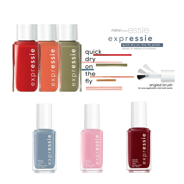 Essie ExprEssie Quick Dry Nail Color Nail Polish Collection 2020 Essie ExprEssie Quick Dry Nail Color Nail Polish Collection 2020