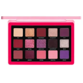 Look inside and see the eyeshadows