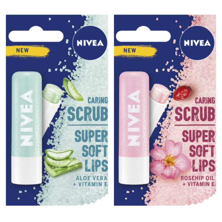 Nivea Super Soft Lips Caring Lip Scrub 2 Types!