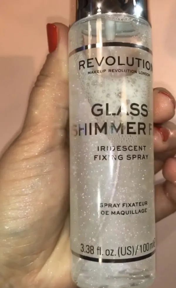 Revolution Glass Shimmer Fix Iridescent Fixing Spray