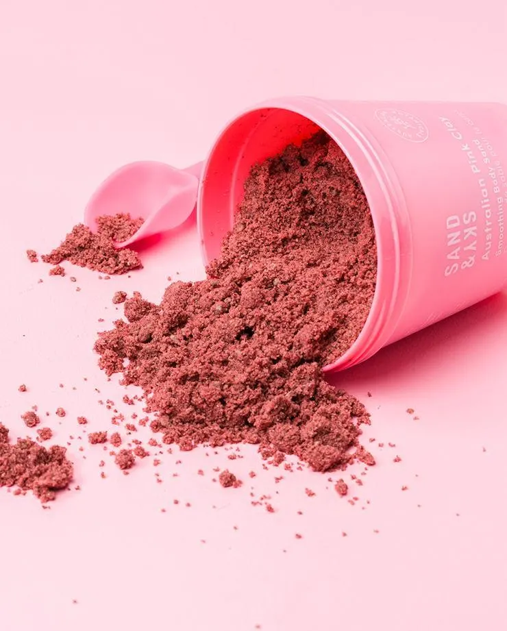 Sand and Sky Australian Pink Clay Smoothing Body Sand
