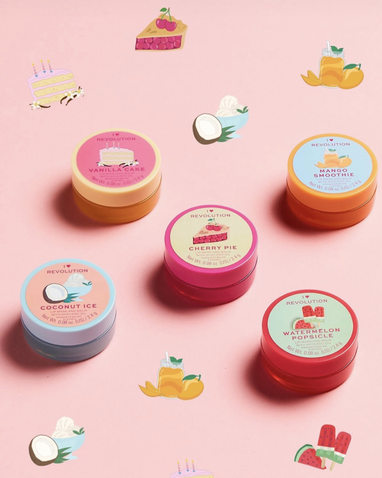 I Heart Revolution Lip Mask and Balm Collection