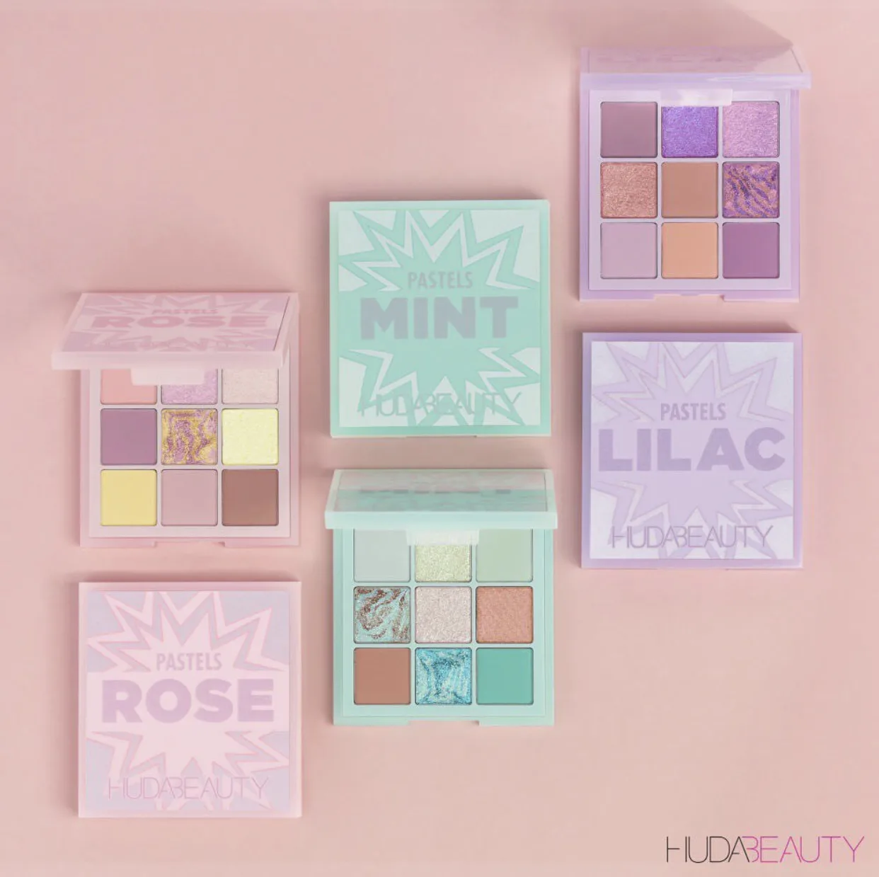 Huda Beauty Pastels Obsessions Palettes
