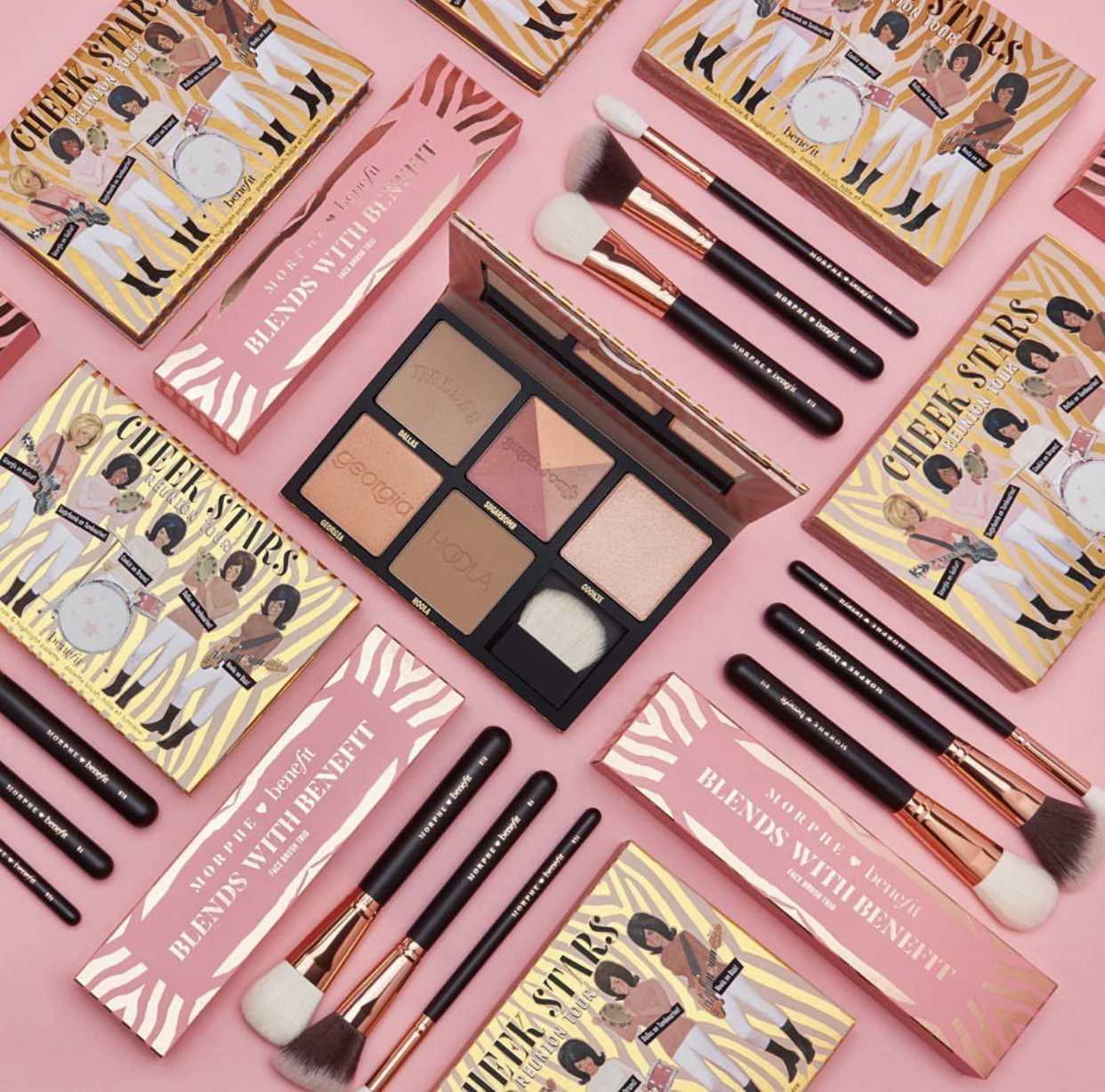 Benefit x Morphe Blends With Benefit Brush Trio Set