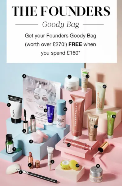 Cult Beauty The Founders Goody Bag 2020 1