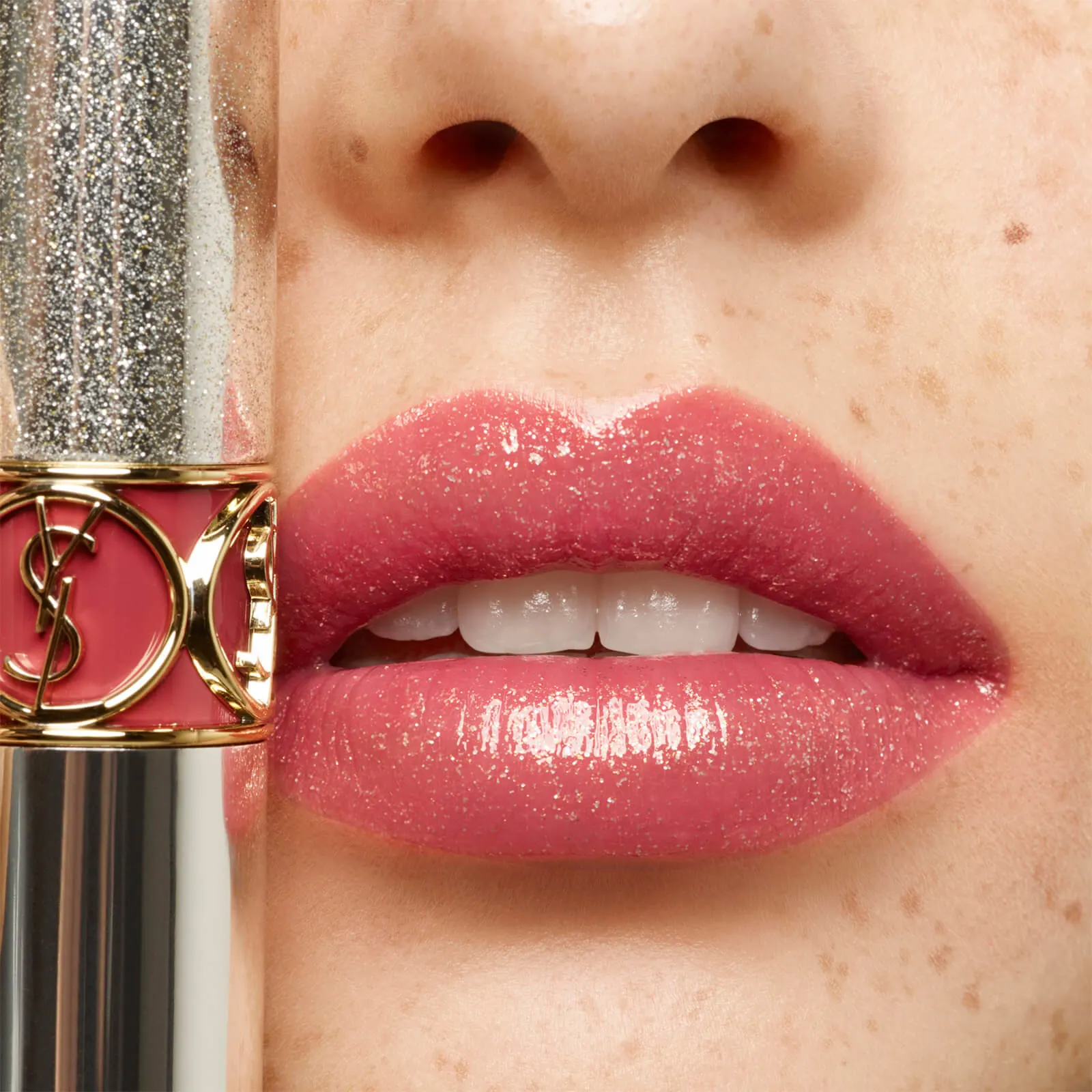 YSL Rouge Volupte Rock n Shine Lipstick