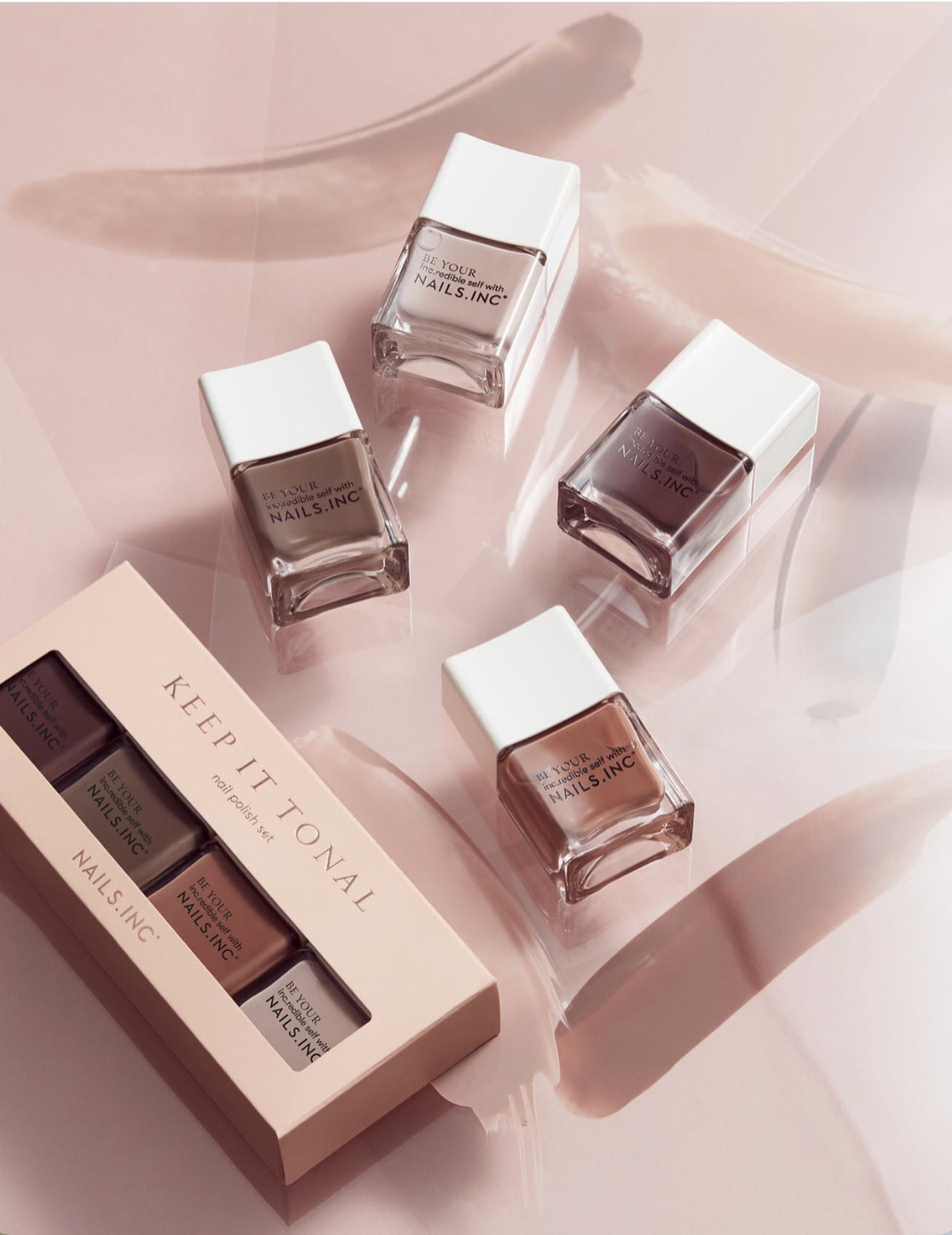 Nails Inc Keep It Tonal Nail Polish Set