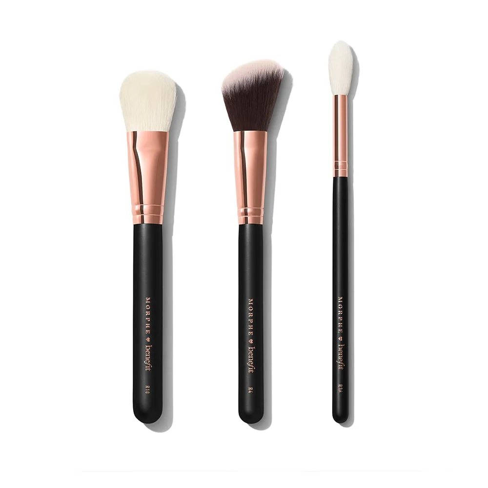 Benefit x Morphe Blends With Benefit Brush Trio Set