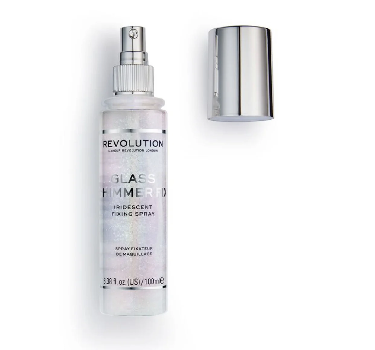 Revolution Glass Shimmer Fix Iridescent Fixing Spray