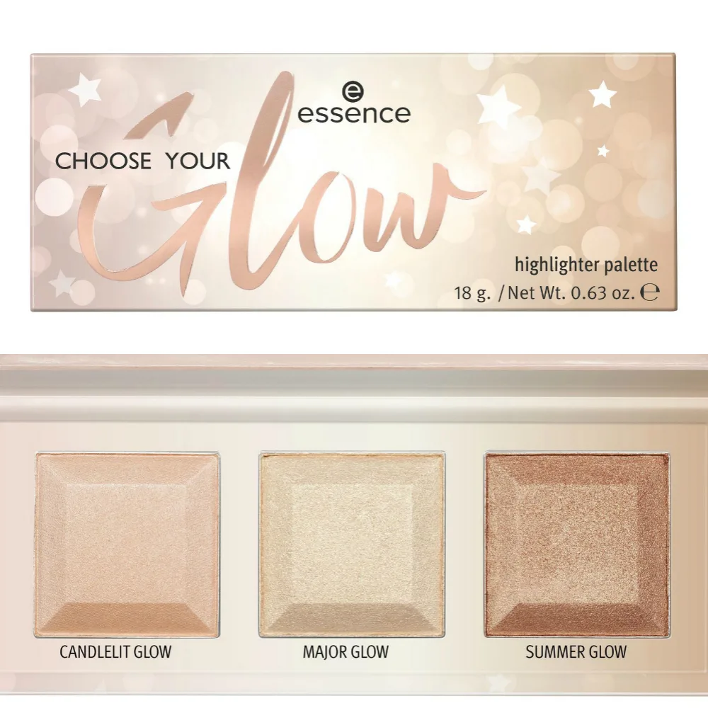 Essence Choose Your Glow Highlighter Palette 1 Essence Choose Your Glow Highlighter Palette