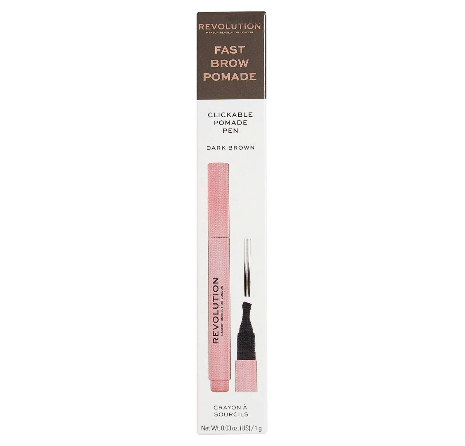 Revolution Fast Brow Pen Pomade 1 Revolution Fast Brow Pen Pomade
