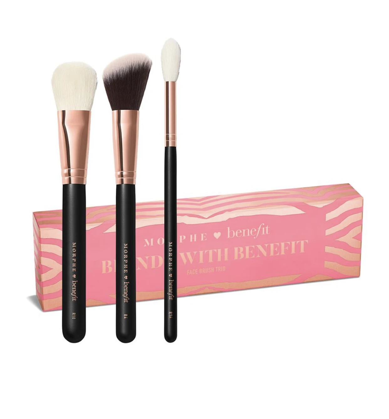 Benefit x Morphe Blends With Benefit Brush Trio Set