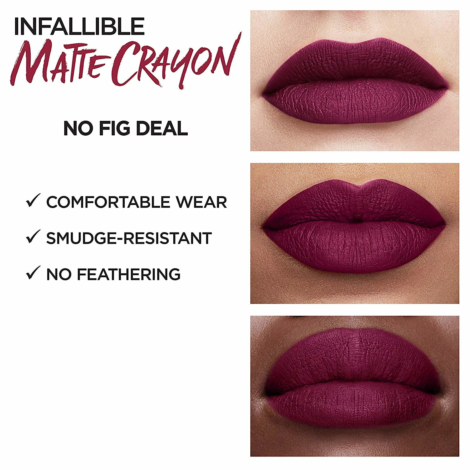 L'Oreal Infallible Matte Lip Crayon Collection