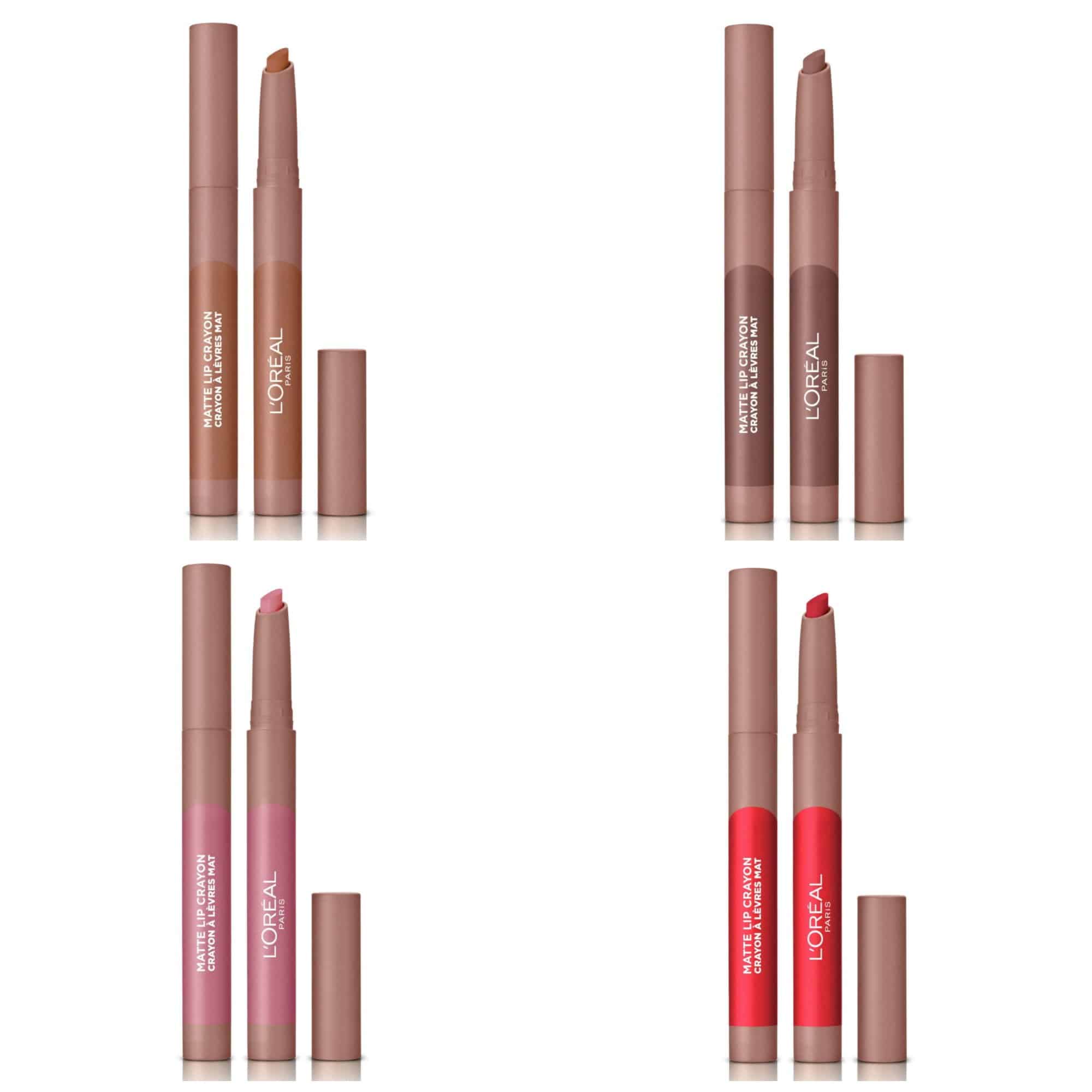 L'Oreal Infallible Matte Lip Crayon Collection
