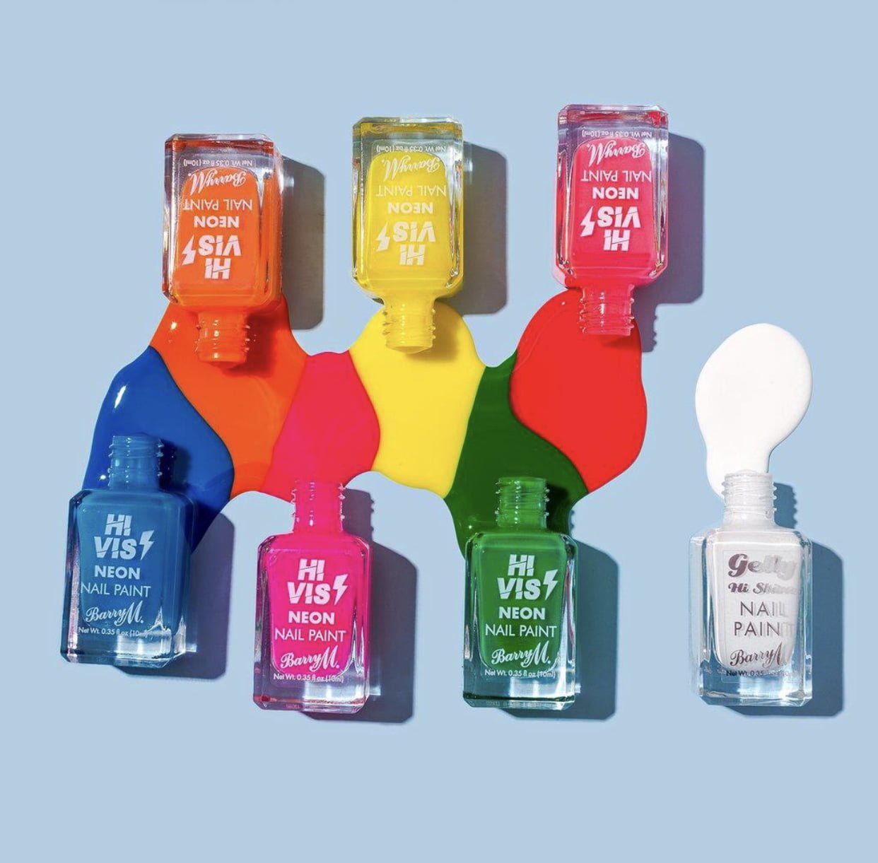 Barry M Hi Vis Neon Nail Paints Collection