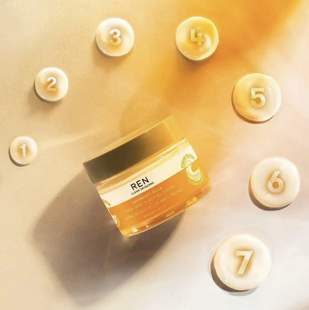 REN Overnight Glow Dark Spot Sleeping Cream