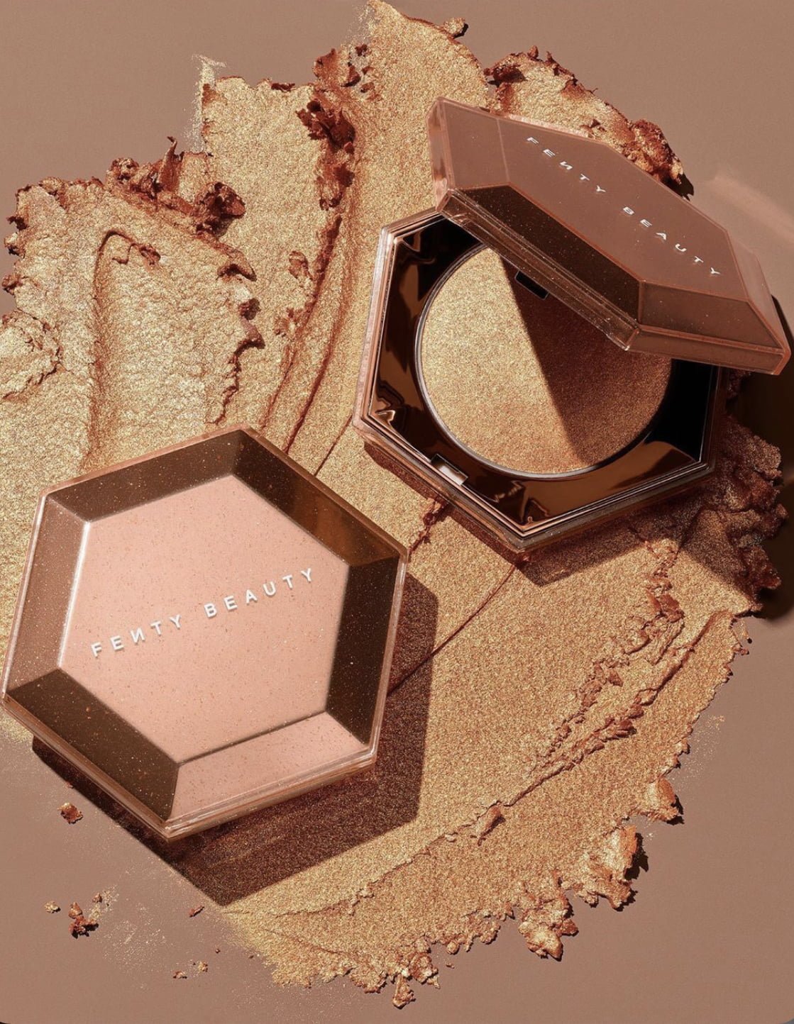 Fenty Beauty Cognac Candy Diamond Bomb All Over Diamond Veil