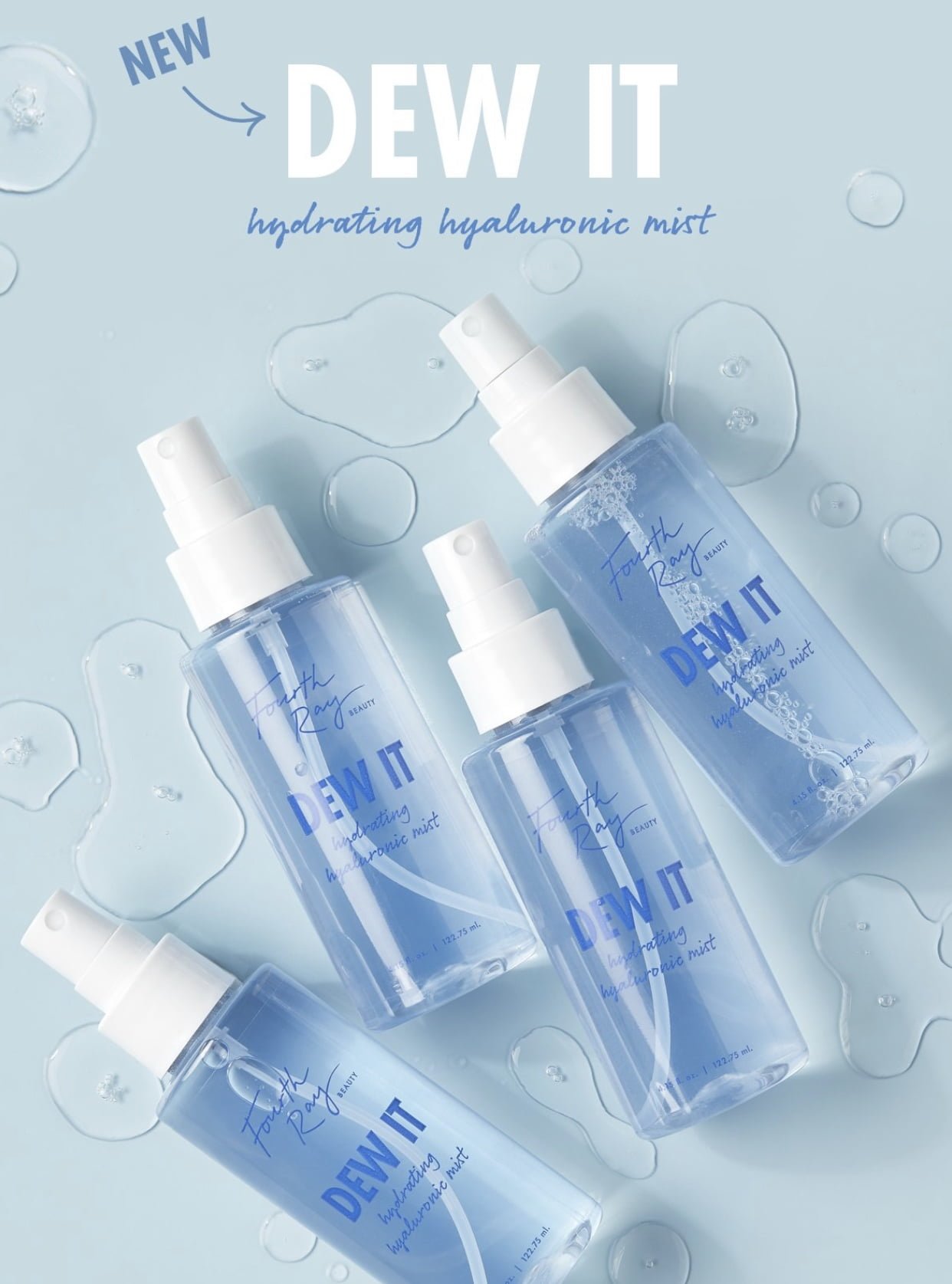 Fourth Ray Beauty Dew It Hydrating Hyaluronic Face Mist