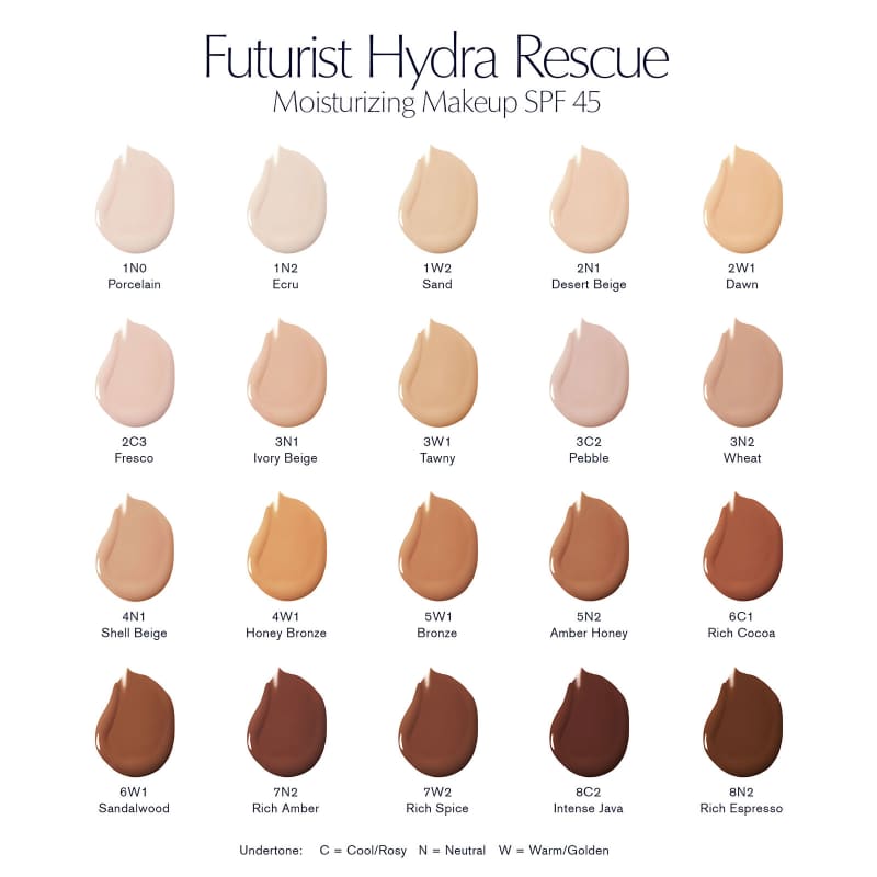 Estee Lauder Futurist Hydra Rescue Foundation NEW Foundation 20 Shades!