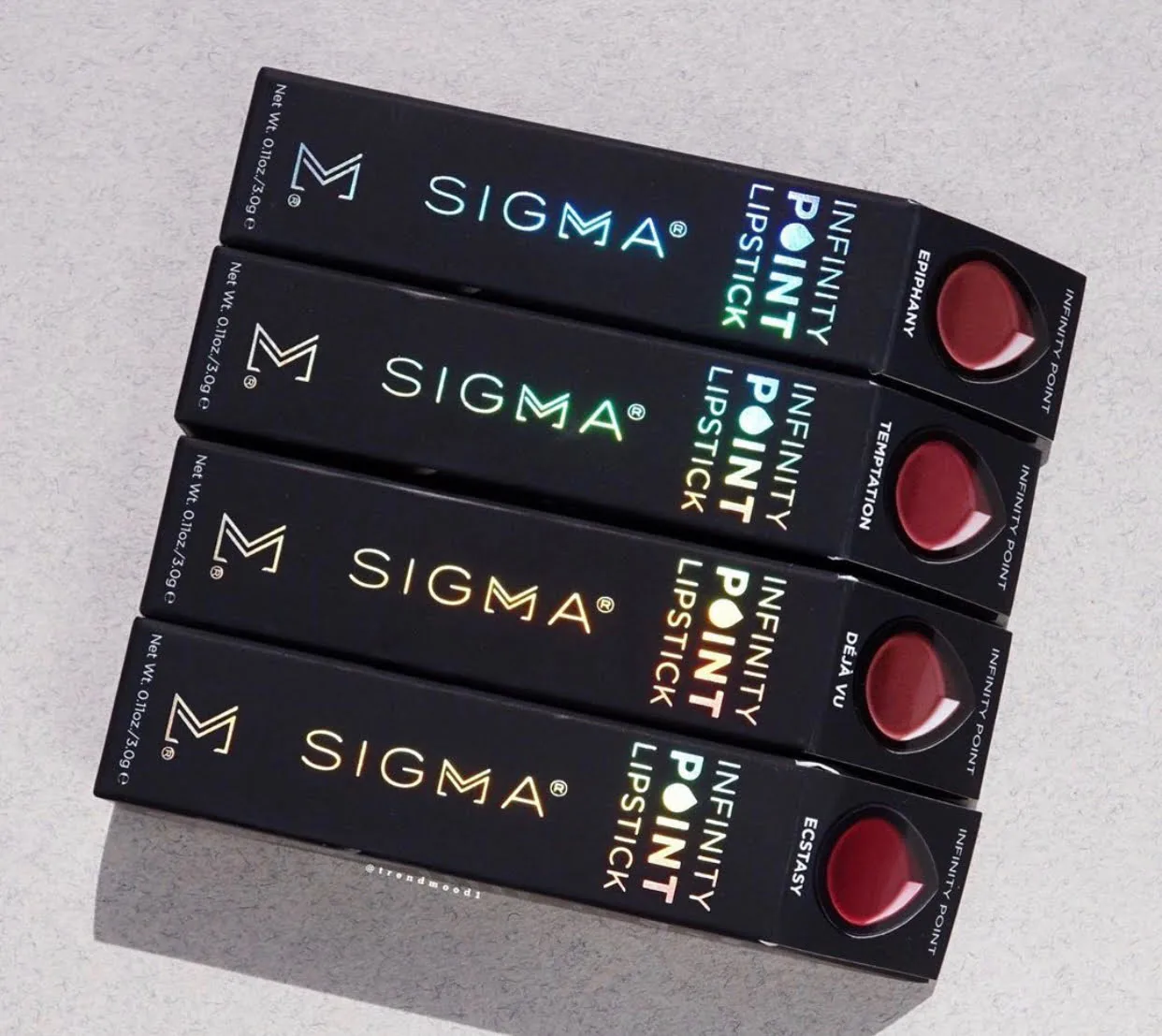 Sigma Infinity Point Lipstick Collection 1 Sigma Infinity Point Lipstick Collection