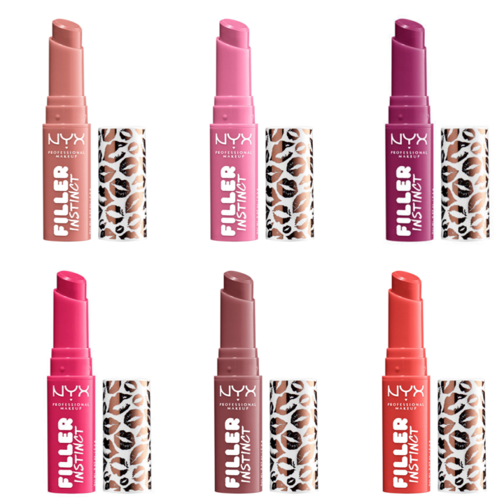 NYX Filler Instinct Plumping Lip Color Lipsticks - 6 NEW Shades