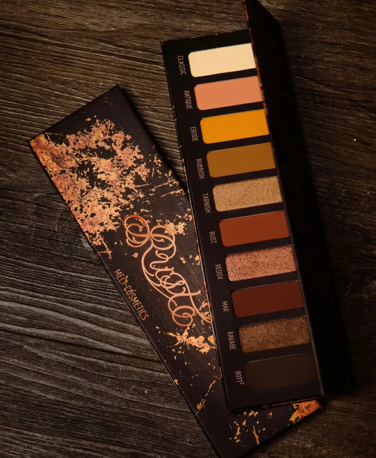 Melt Cosmetics Rust Eyeshadow Palette