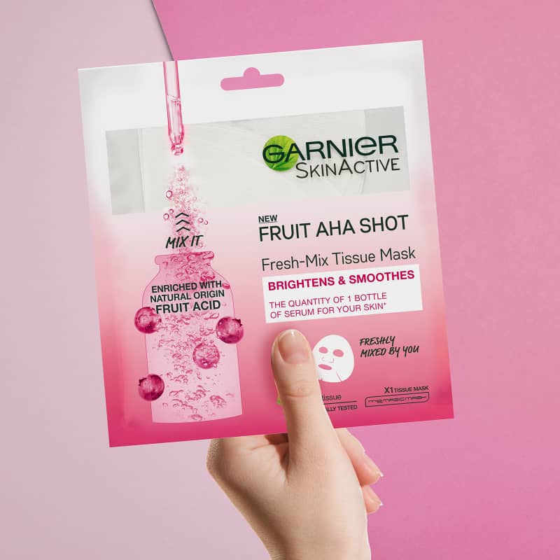 Garnier Fresh Mix Fruit AHA Shot Sheet Mask