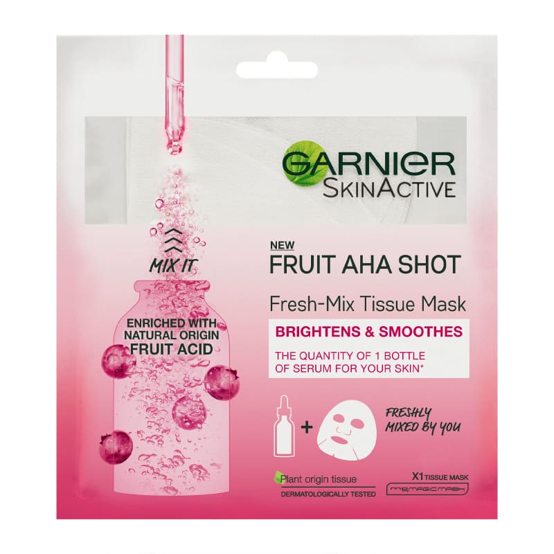 Garnier Fresh Mix Fruit AHA Shot Sheet Mask