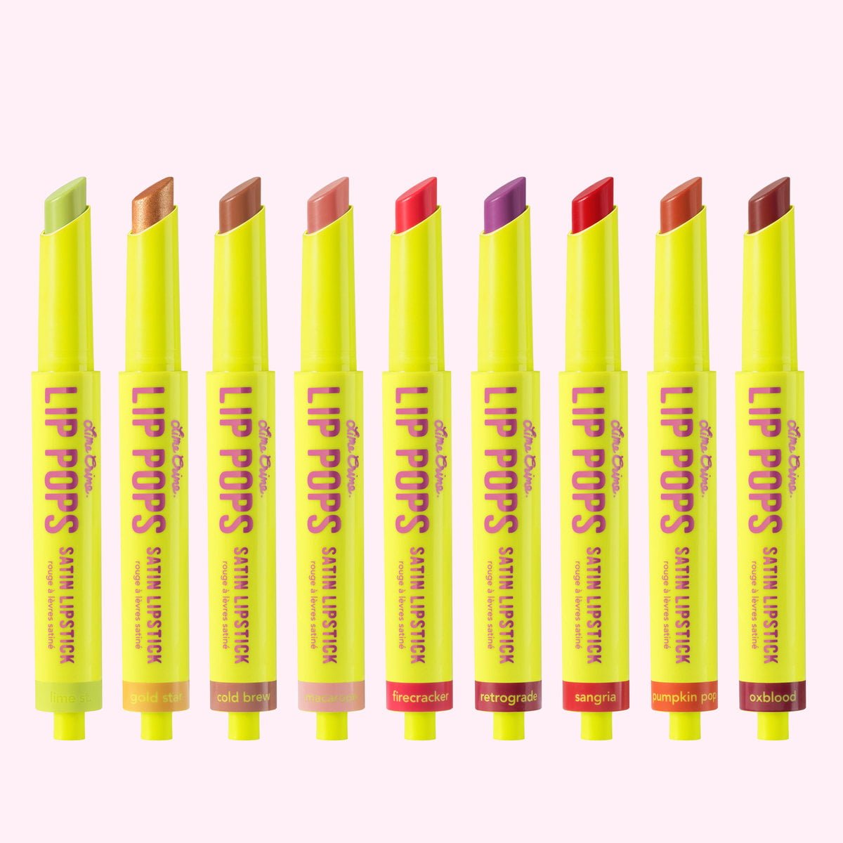 Lime Crime Lip Pops Satin Lipstick Collection