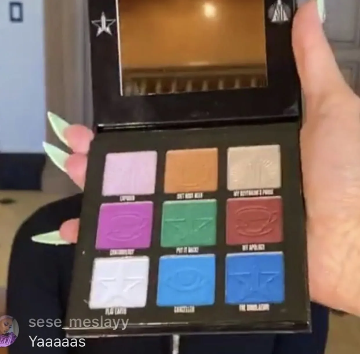 Jeffree Star Put It Back Palette | Jeffree Star Mini Controversy Palette 7 Jeffree Star Mini Controversy Palette WITH THE GREEN!