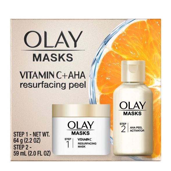Olay Radiant AHA Resurfacing Peel Face Mask
