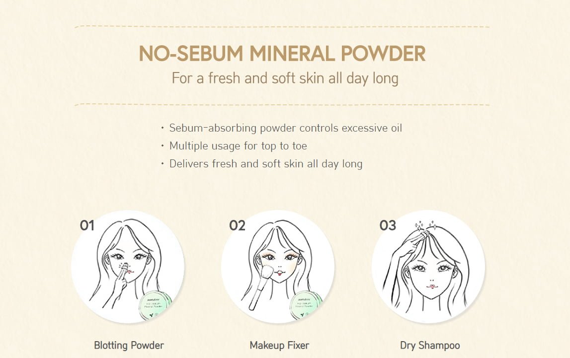 Innisfree Mentos No Sebum Mineral Powder Collaboration