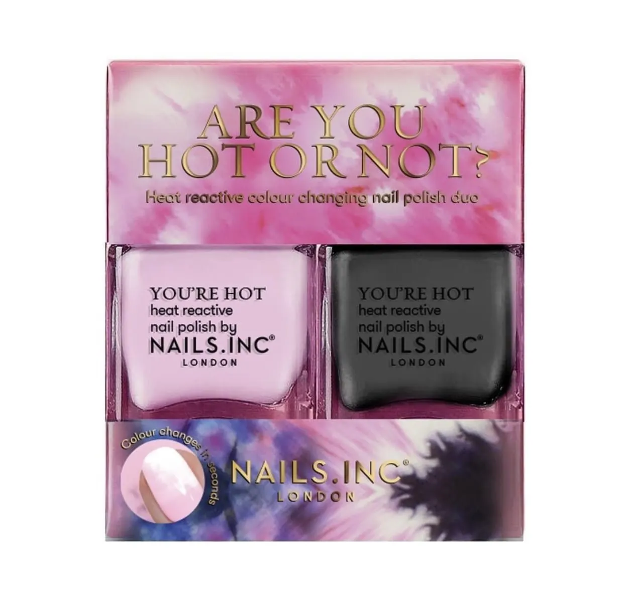 Nails Inc Are You Hot or Not? Nail Polish Duo