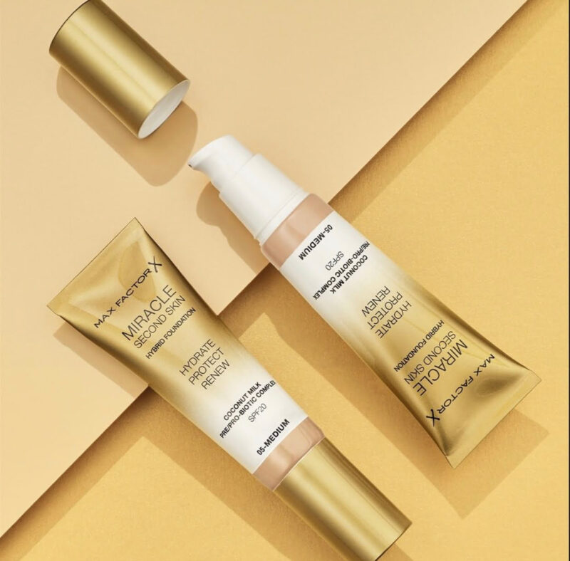 Max Factor Miracle Second Skin Hybrid Foundation Launch 2020