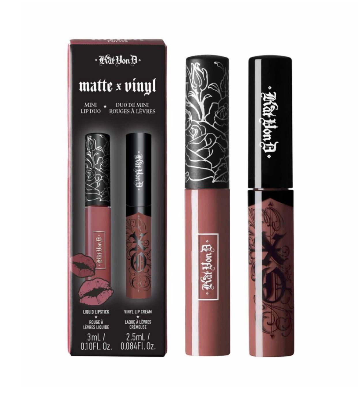 KVD Vegan Beauty Matte x Vinyl Mini Lip Duo