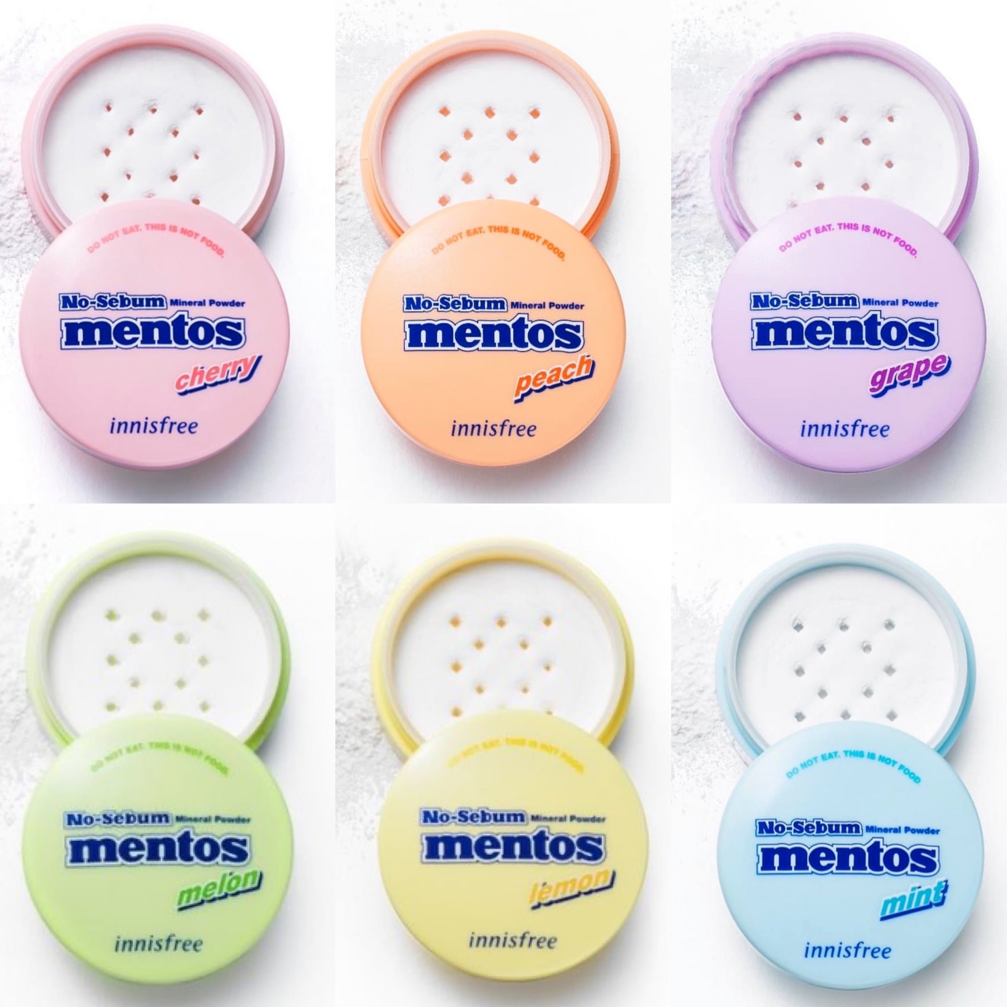 Innisfree Mentos No Sebum Mineral Powder Collaboration
