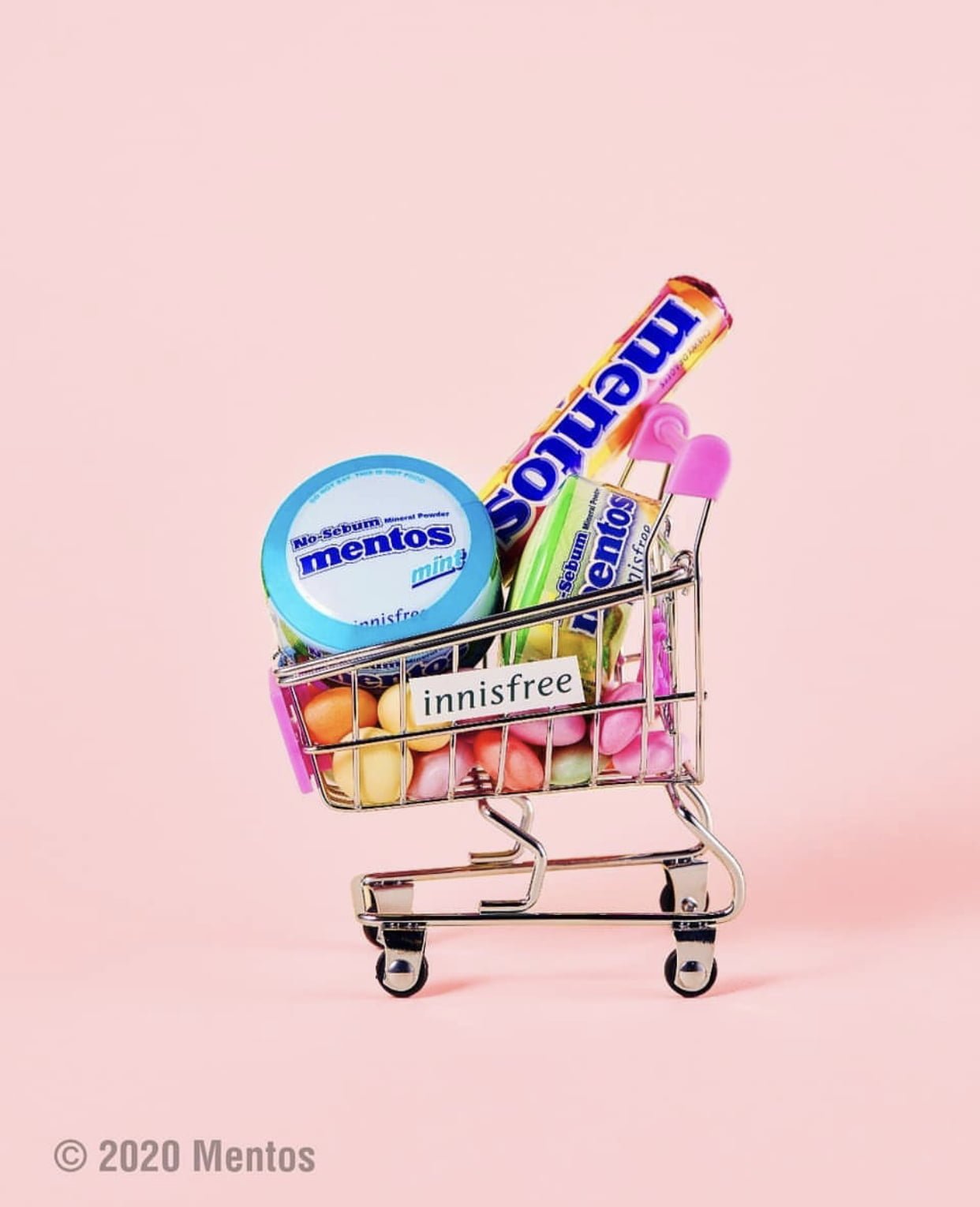 Innisfree Mentos No Sebum Mineral Powder Collaboration