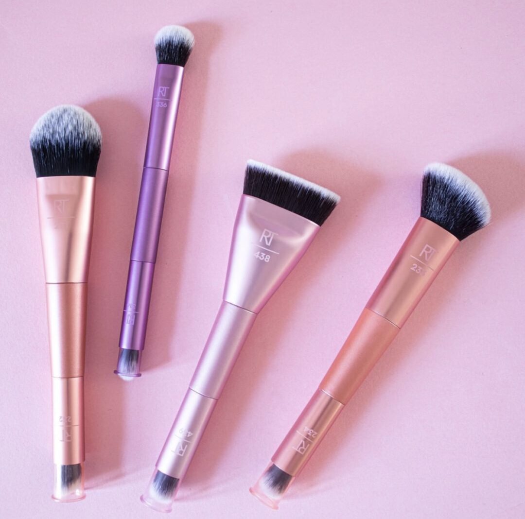 Real Techniques Dual Ended Brush Collection NEW Four 2 in 1 Brushes!