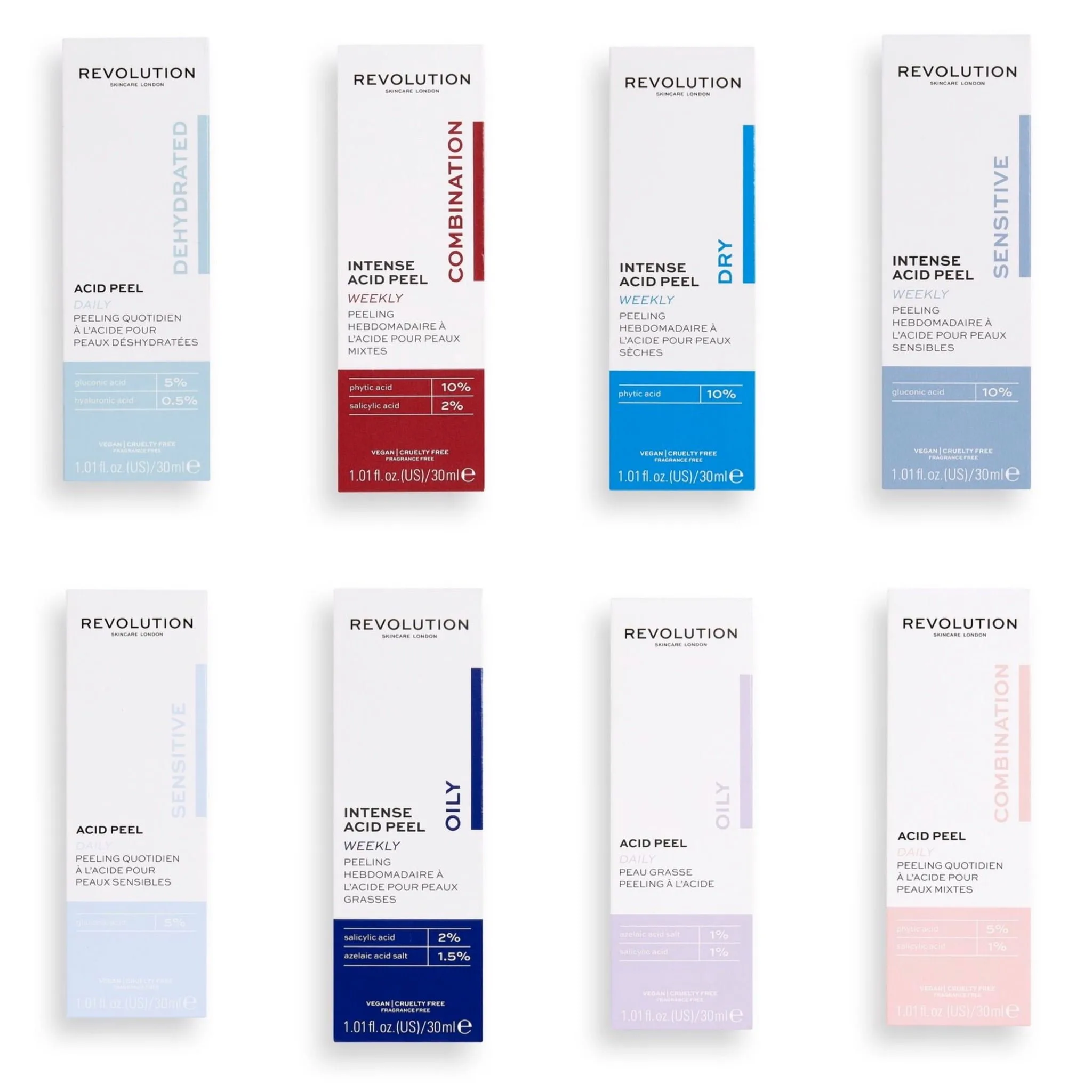 Revolution Skincare Acid Peel Collection | Full Overview