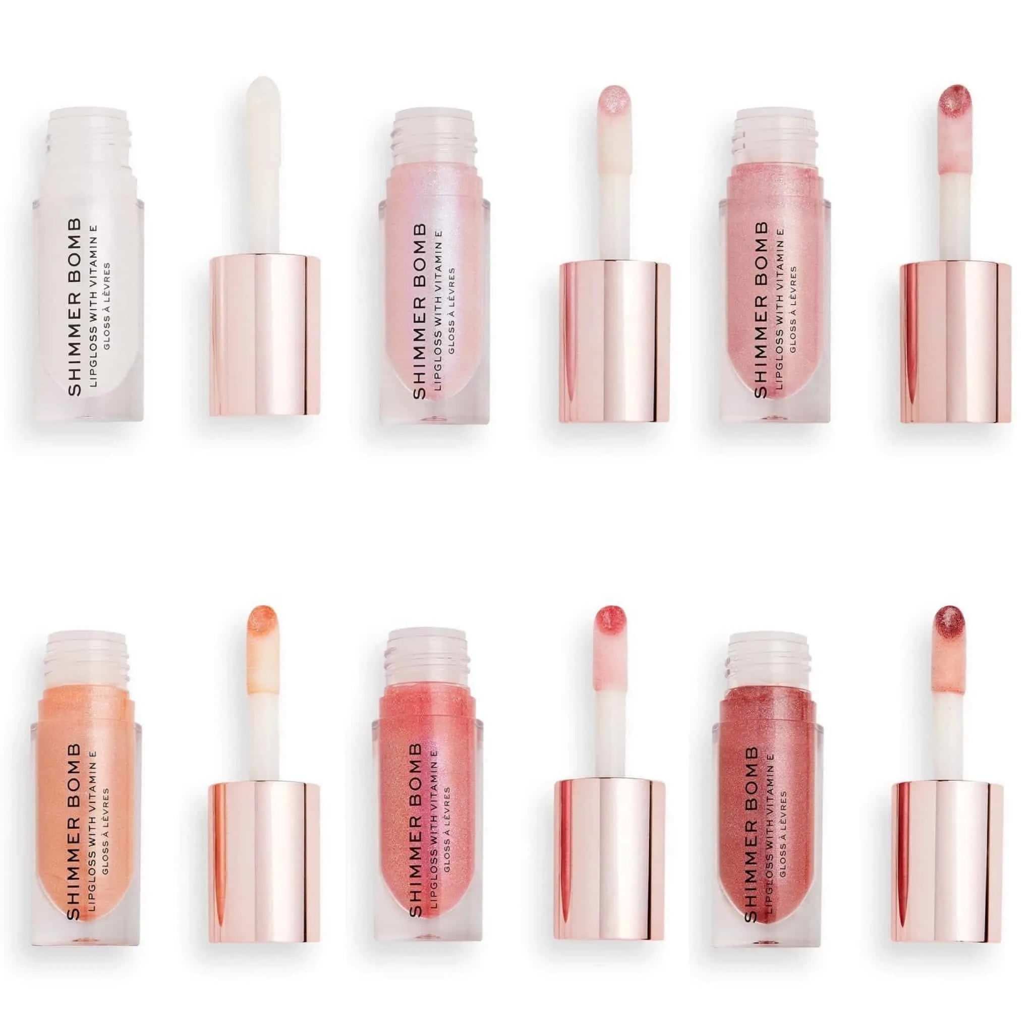 Revolution Shimmer Bomb Lip Gloss 6 NEW