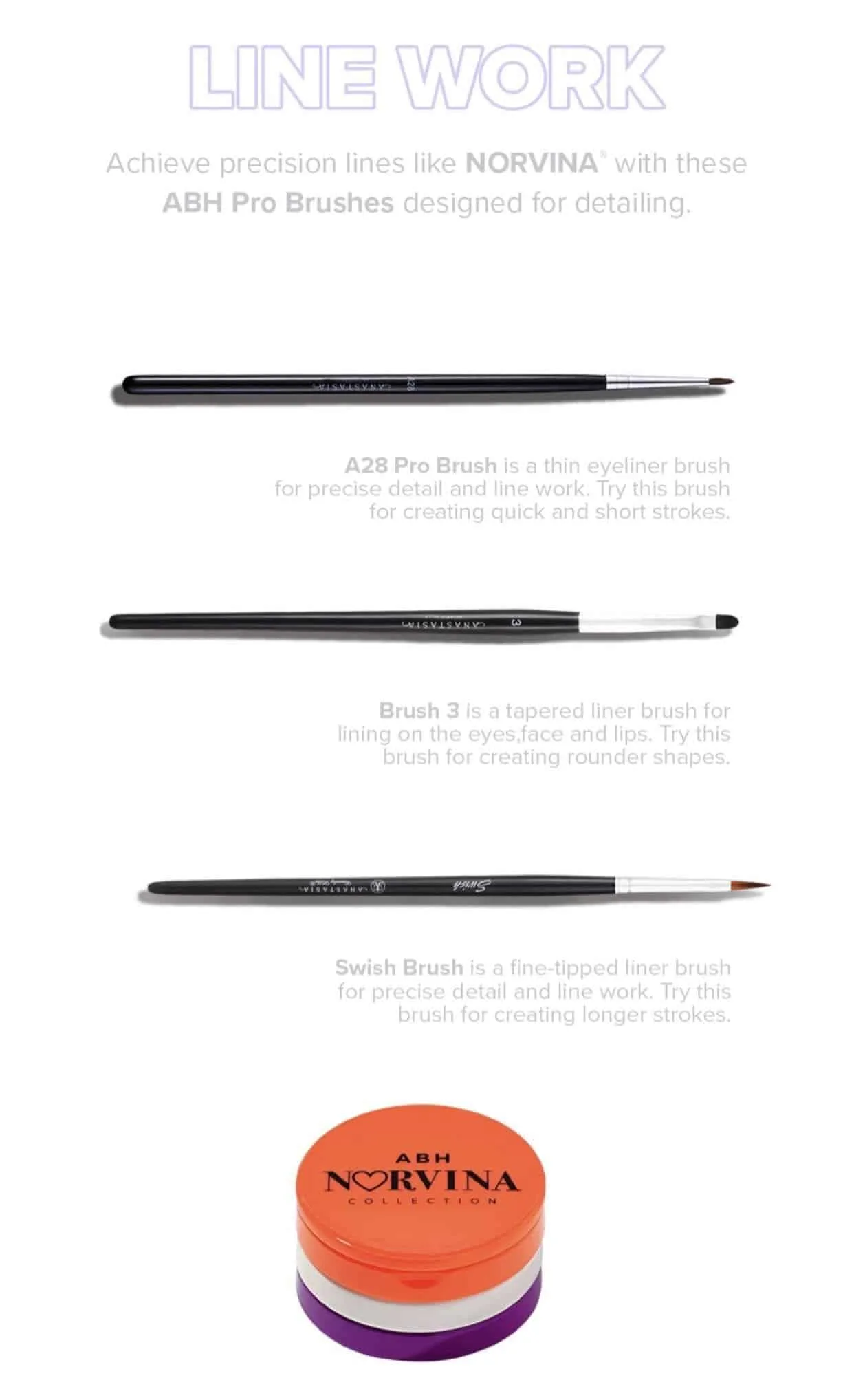 Anastasia Beverly Hills Norvina Electric Cake Liners - Electric & Neon