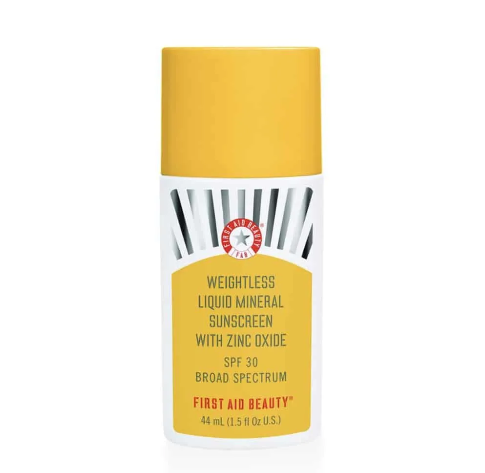 First Aid Beauty Weightless Liquid Mineral Sunscreen