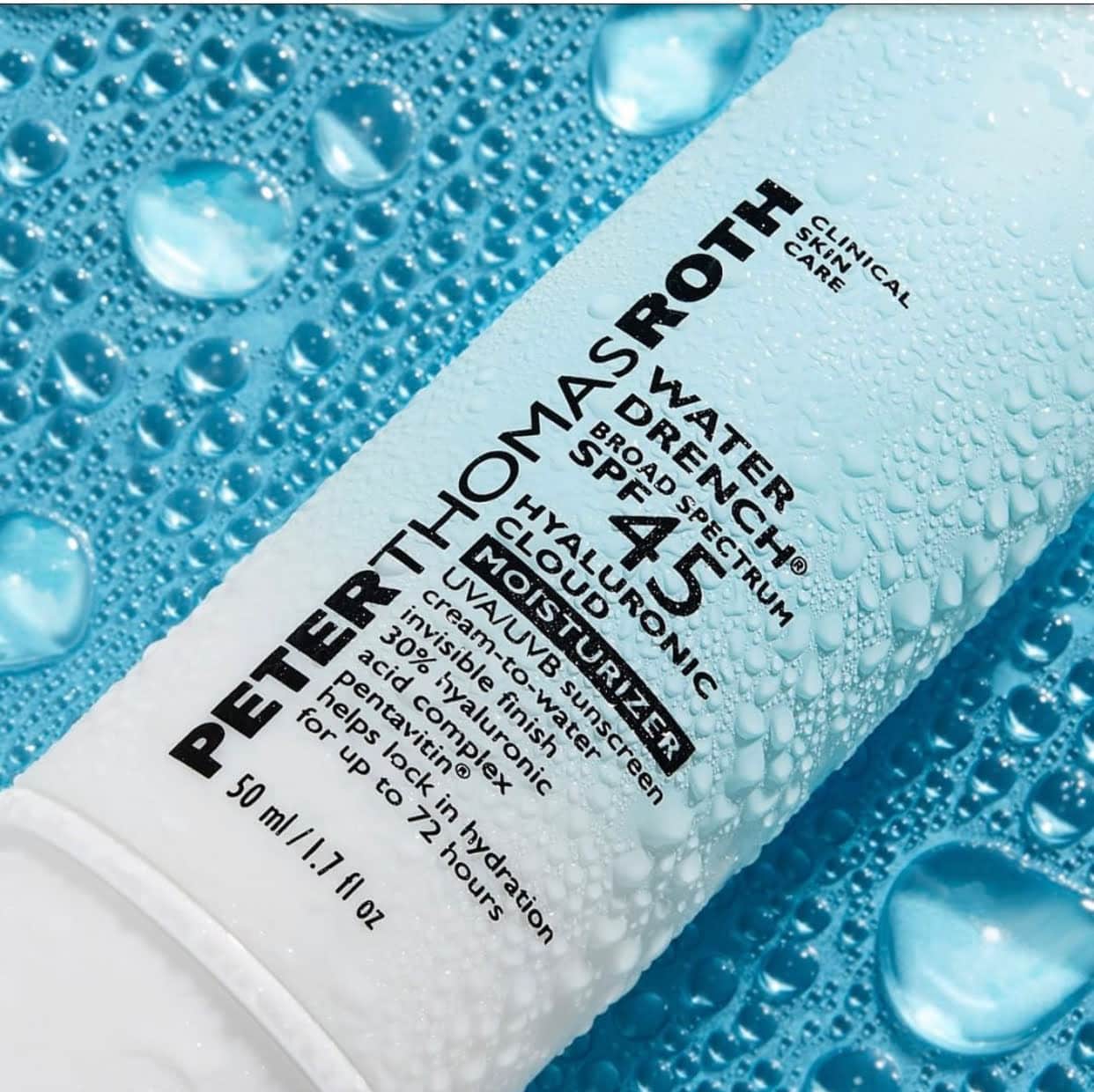 peter thomas roth water drench hyaluronic hydrating moisturizer spf 45
