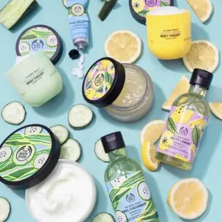 The Body Shop Cool Cucumber and Zesty Lemon Summer Collections