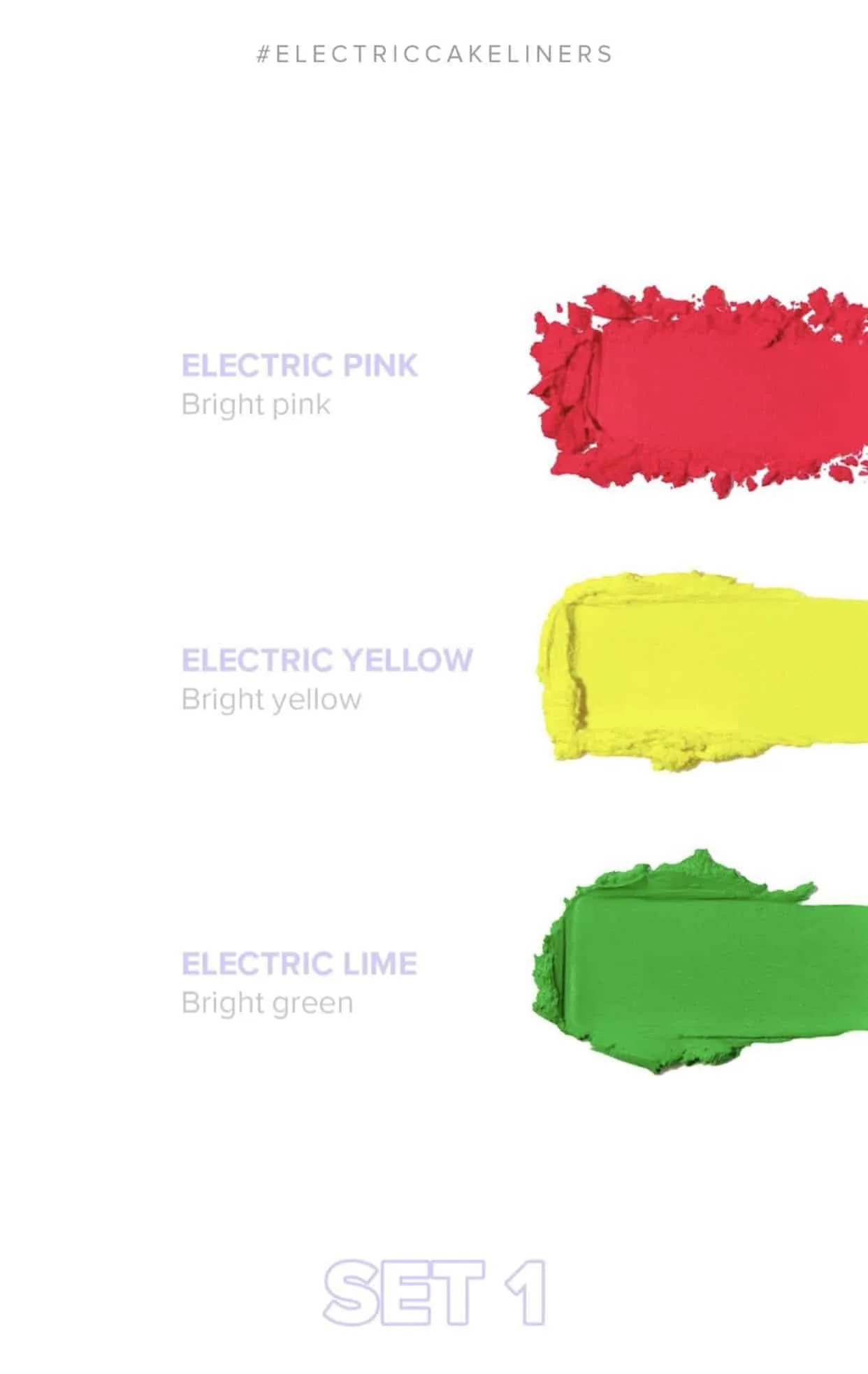 Anastasia Beverly Hills Norvina Electric Cake Liners - Electric & Neon
