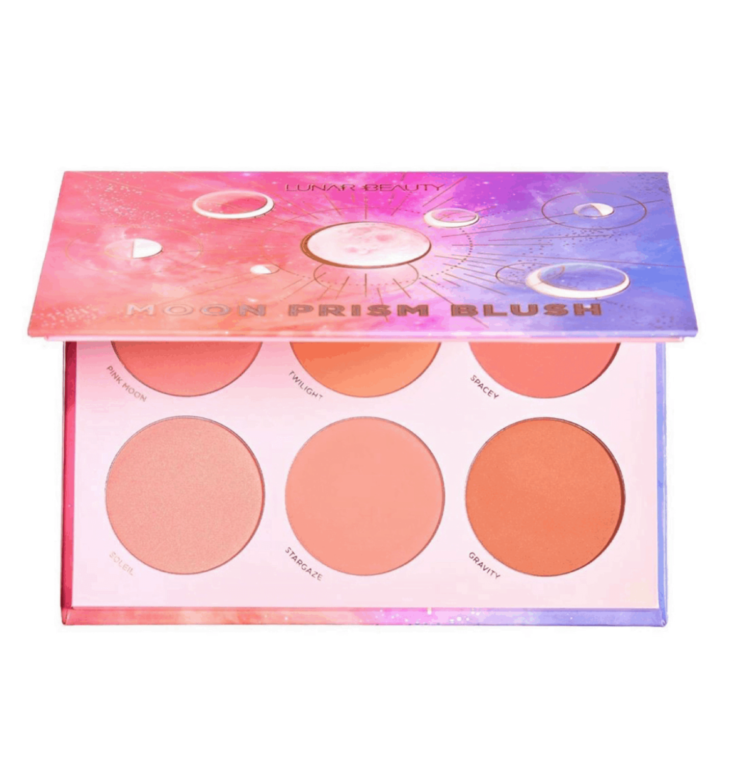 Lunar Beauty Moon Prism Blush Palette Collection Swatches BIG REVEAL
