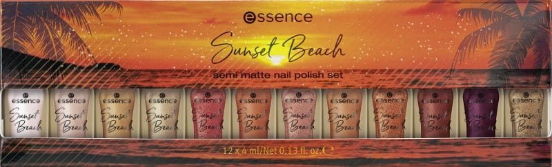 Essence Sunset Beach Semi Matte Nail Polish Set
