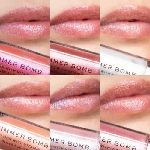 Revolution Shimmer Bomb Lip Gloss 6 NEW Glosses