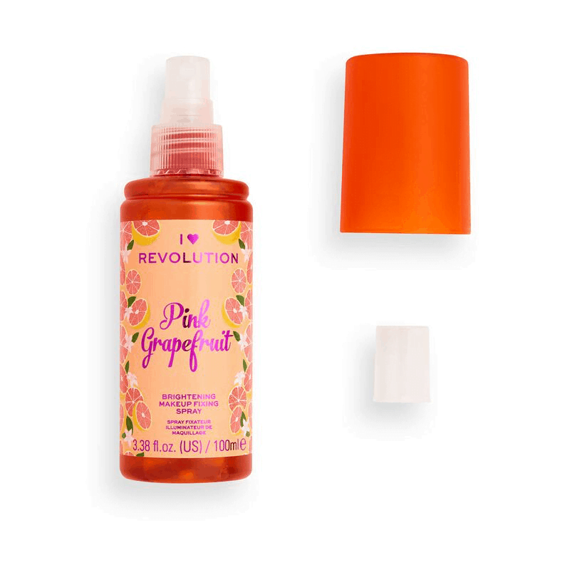 I Heart Revolution Pink Grapefruit Brightening Makeup Fixing Spray