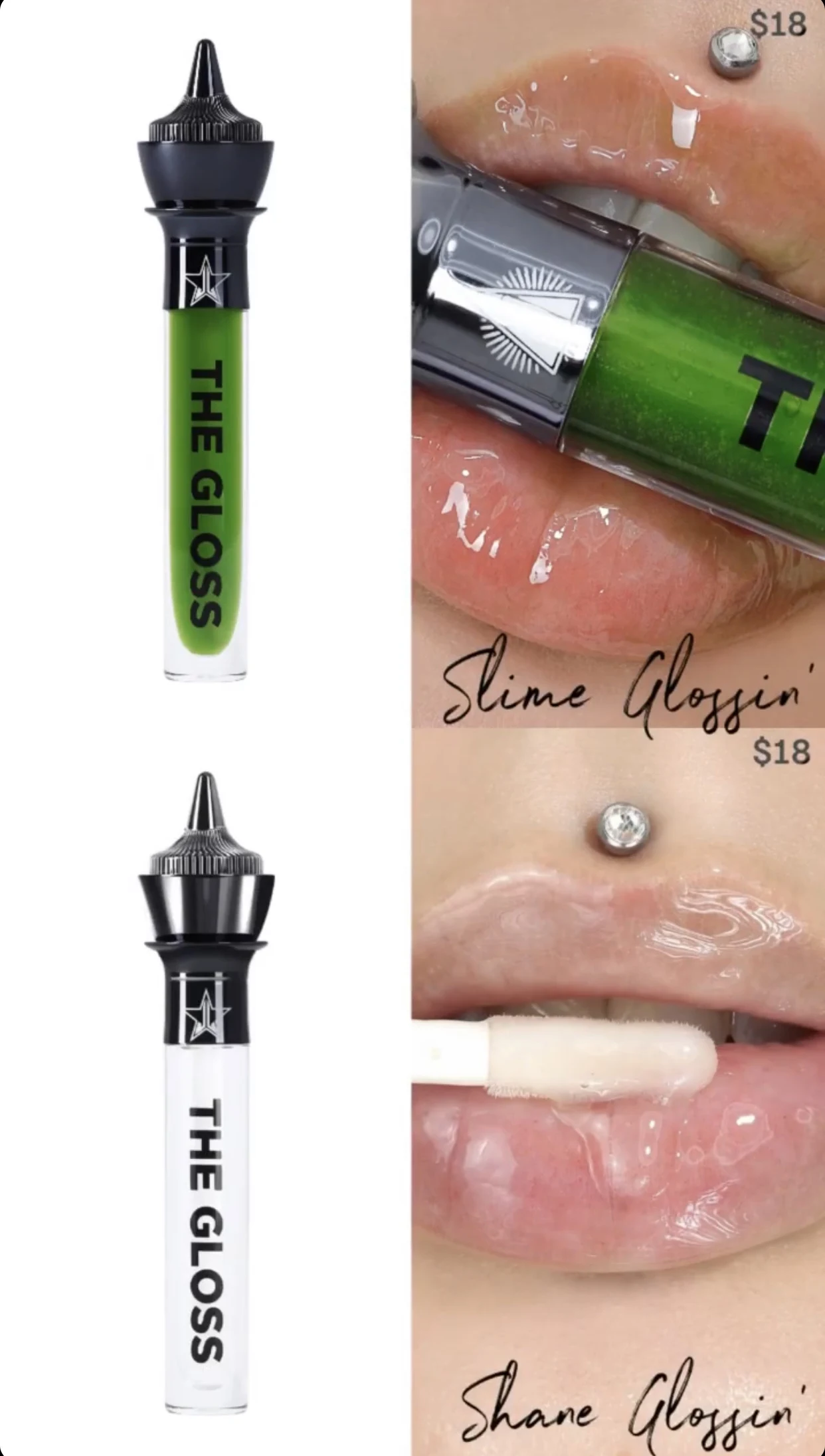 Jeffree Star Slime Glossin Lip Gloss Launch